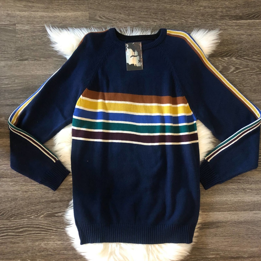 Kavu Ketchum Knit Striped Sweater